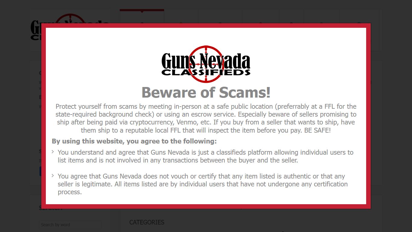 Guns Nevada FREE Classifieds | Buy Sell Trade Firearms in NV