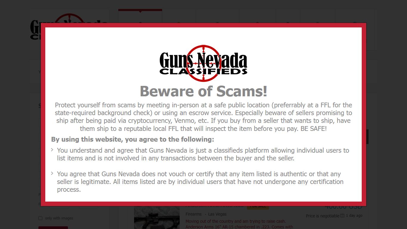 Firearms | Guns Nevada Classifieds - Buy Sell Trade Firearms, Knives ...